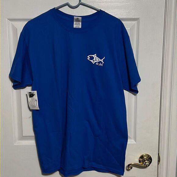 🔥🐠 “NWT” BEAFISH (be-a-fish) Graphic Tee - NEW Mens L - Huge back hit graphics - Picture 1 of 12